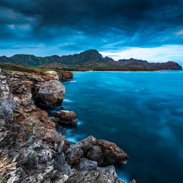 Seascape in Kauai, Hawaii