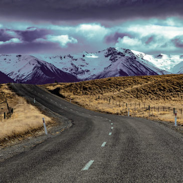 Road Near Lake Ohau – New Zealand