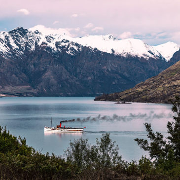 The TSS Earnlaw Steamship in Lake Wakatipu – New Zealand