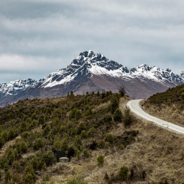 View of a Mountain near Lake Moke – New Zealand